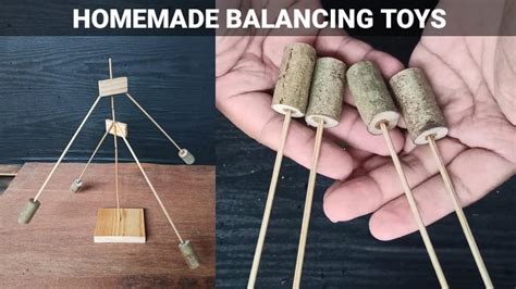 Homemade Balancing Toys Easy Way To Make A Balance Toy Youtube