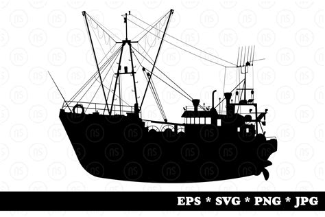 Fishing Trawler Graphic By Norsob Creative Fabrica