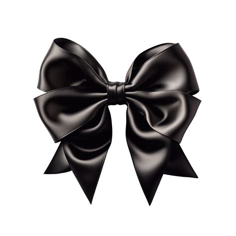 Black Satin Ribbon Png