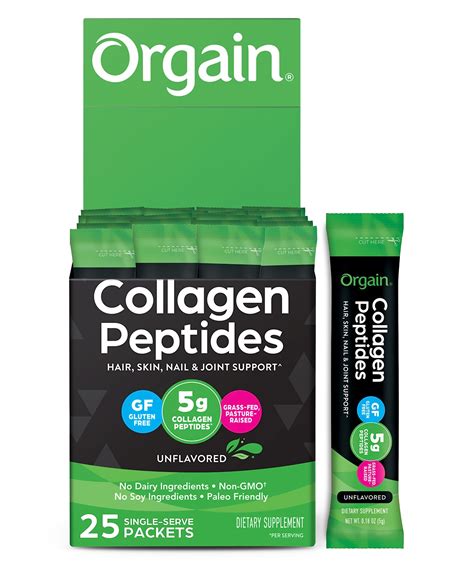 Orgain Hydrolyzed Collagen Powder G Grass Fed Collagen Peptides