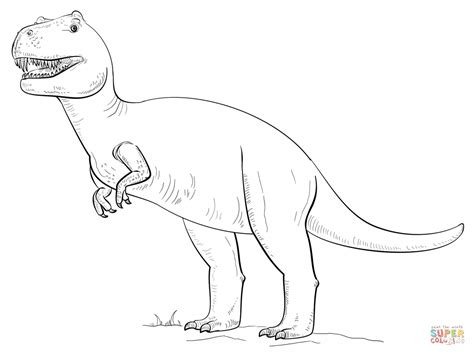 Coloriage Tyrannosaurus Rex Coloriages Imprimer Gratuits