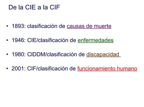 Clasificaciones Internacionales De Salud De La Oms Retos Futuros De