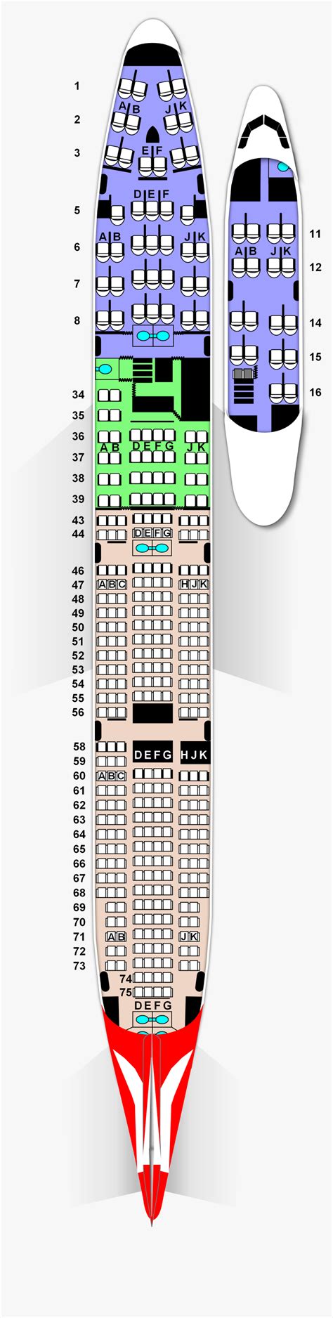 Boeing 747 400 Seating