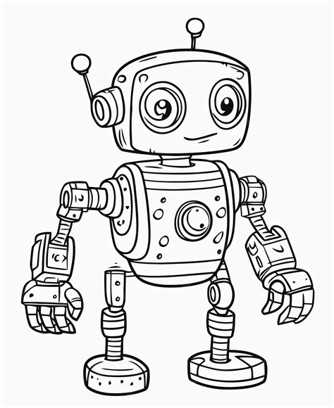 Mecha Illustration Mecha Coloring Book Premium Ai Generated Vector