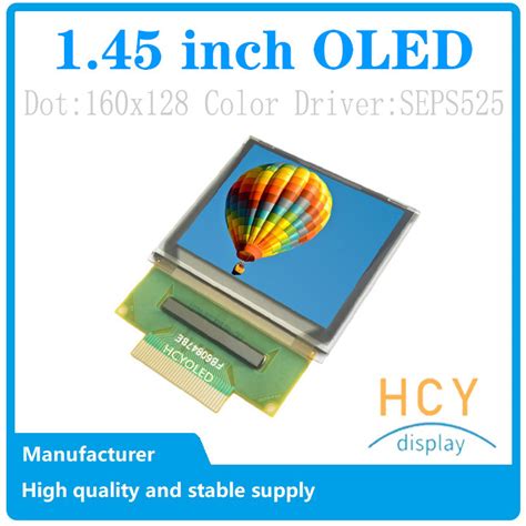 1 45 Inch Color OLED Display Module With 128X160 Resolution For Medical