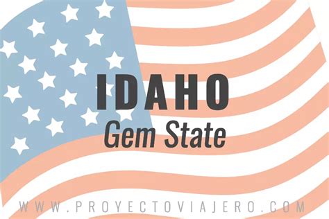 Mapa De Idaho Estados Unidos