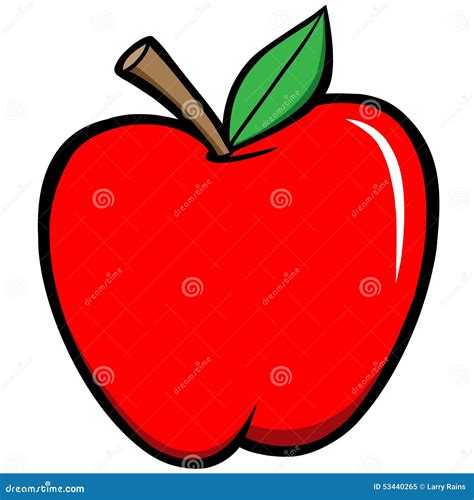 Apple Cartoon Vector | CartoonDealer.com #13782313