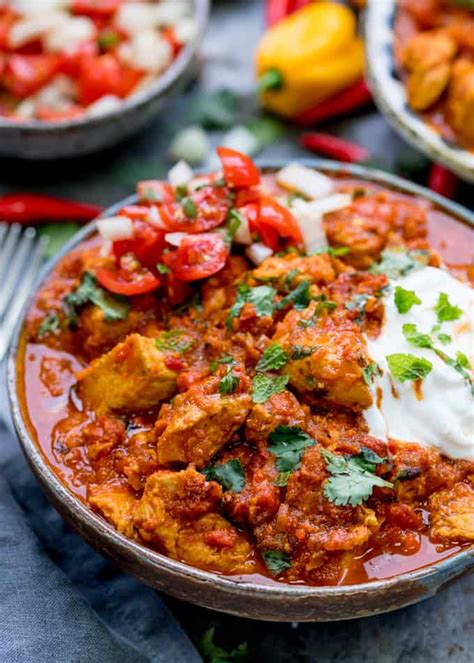 This Healthier Slow Cooked Spicy Chicken Rogan Josh Is Just The Thing