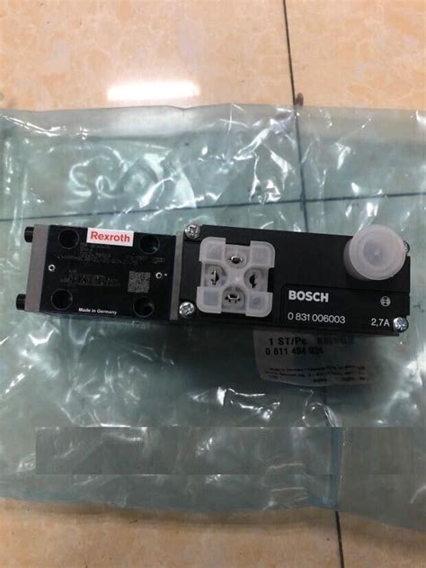 New Bosch Rexroth Valve 0811404034 With Coil Box 0831006003 Ebay