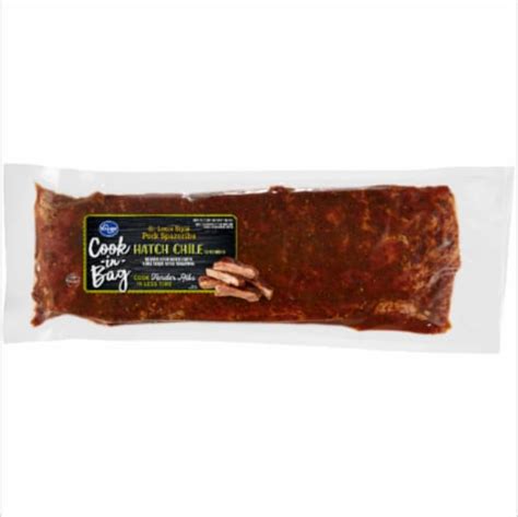 Kroger Cook In Bag Hatch Chili Seasoned Pork Ribs Lb Kroger