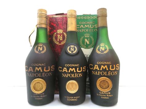 【やや傷や汚れあり】古酒 1円~スタート 3本セット Camus カミュ Napoleon ナポレオン グランマルキ Cognac