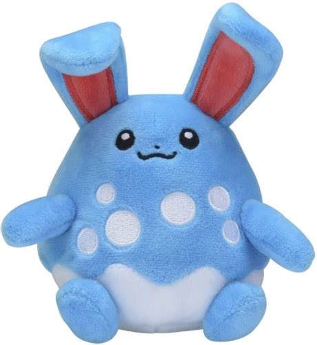 Pokemon Center Sitting Cuties Azumarill Poke Plush Inch Each