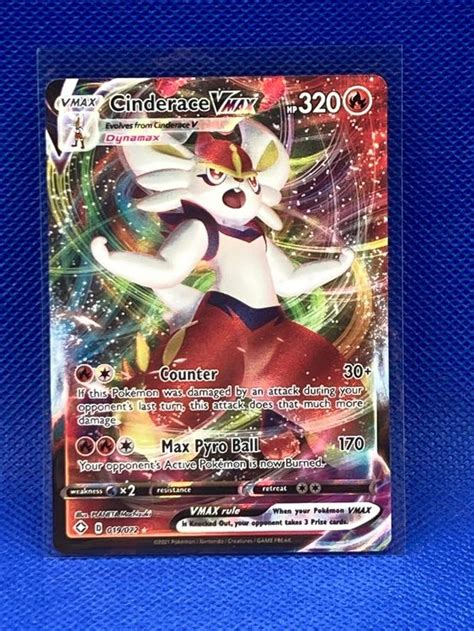 Pokemon Shining Fates Cinderace VMAX 019 072 EN Kaufen Auf Ricardo