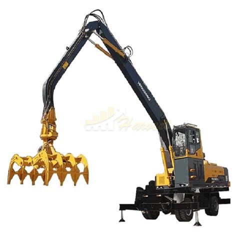 Log Grapple Excavator Hydraulic Wheel Excavator With Grapple Log Grab