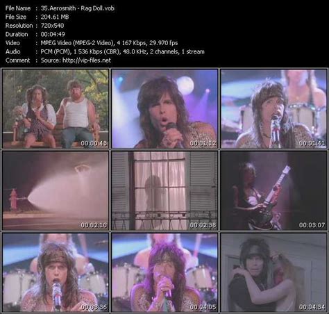 Aerosmith «Rag Doll» VOB File