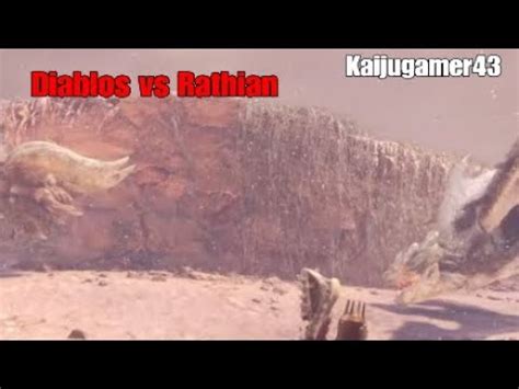 Monster Hunter World Diablos Vs Rathian YouTube