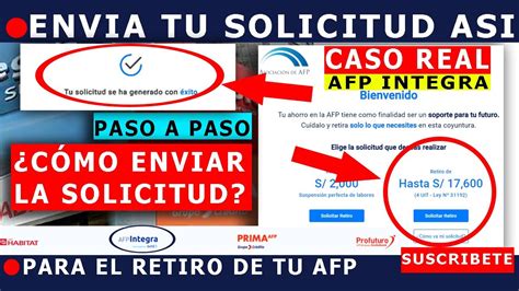 🔴 Retiro De Afp 4 Uit ¿cómo Presentar La Solicitudtutorial Paso A