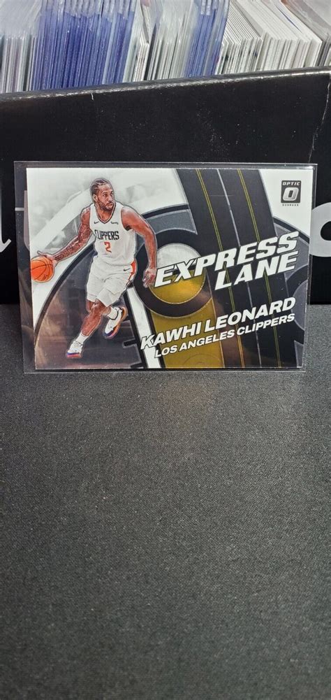 Kawhi Leonard Donruss Optic Express Lane Los Angeles Clippers