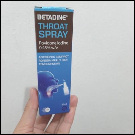 Jual Betadine Throat Spray Antiseptik Semprot 50 Ml Shopee Indonesia