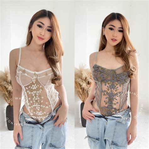 Jual WAINODSHOP JOVANKA Sexy Lingerie Bodysuit Shopee Indonesia