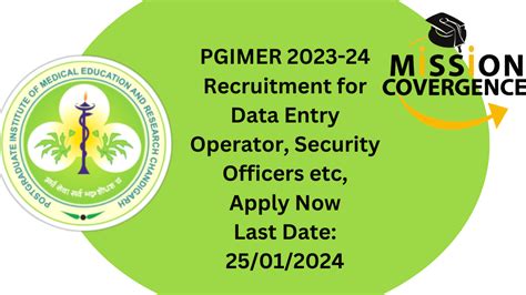 Pgimer Recruitment Group A B C Posts Apply Now Pgimer