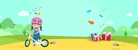 Children S Day Cartoon Theme Background, Flat, Simple, Literary Background Image for Free Download