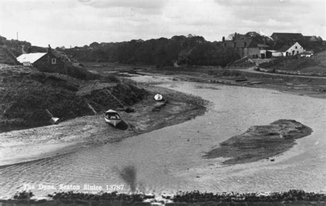 Seaton Sluice Country Roads Postcard Seaton