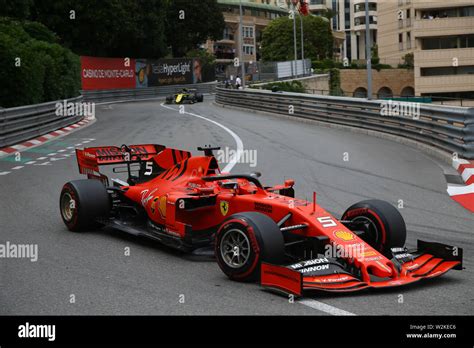 Sebastian Vettel Scuderia Ferrari Ferrari Sf90 Monaco Gp 2019