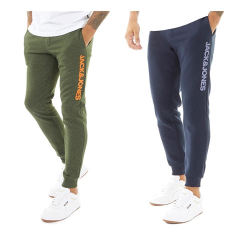 Buy Jack And Jones Mens Gordon Alvis Two Pack Joggers Kombu Greennavy Blazer