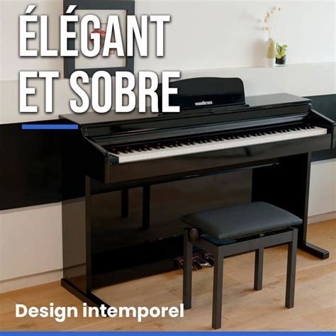 Piano Num Rique Meuble Woodbrass Dp Toucher Lourd R Aliste