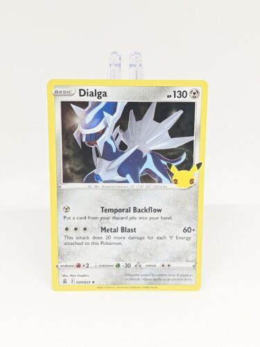 2021 Pokemon TCG Celebrations 25th Anniversary Dialga 020 025 NM Holo