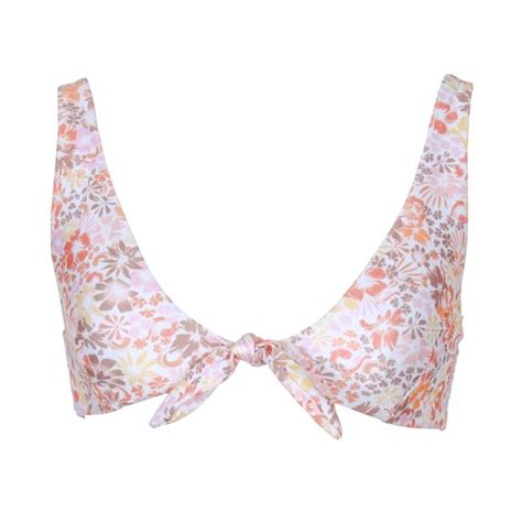 MinkPink Bikini Top NWT Size XS Floral Design Depop