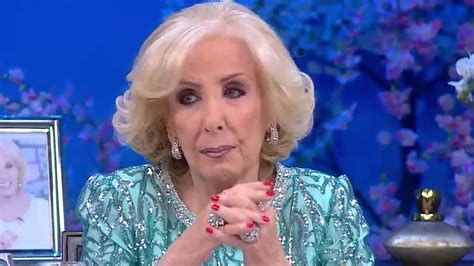 La emoción de Mirtha Legrand a flor de piel Yo lloro por mi país