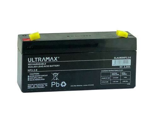 Ultramax Np3 2 6 6v 3 2ah 20hr Sealed Lead Acid Rechargeable Battery For Sale Online Ebay