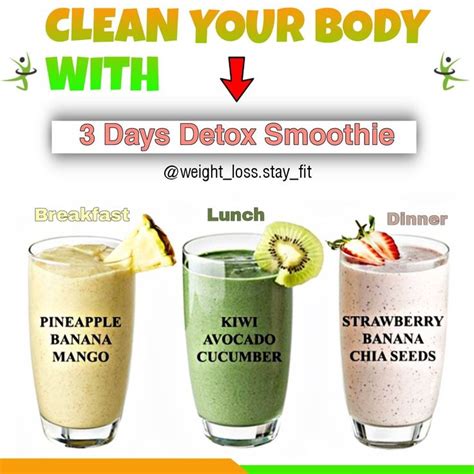 Clean Your Body With Day Detox Smoothie In Detox Smoothie