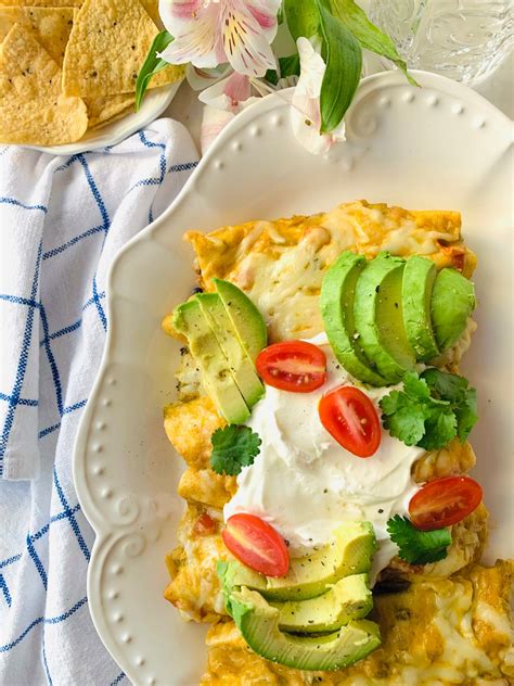 Sweet Potato Enchiladas With Green Chile Sauce A Perfect Feast