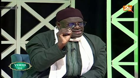 2stvLive SUIVEZ SERIGNE MOUHAMADOU LAMINE SALL DANS YOON WI AVEC