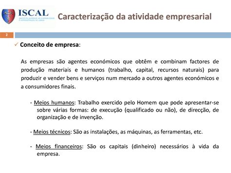 Solution Caracteriza O Da Atividade Empresarial Studypool