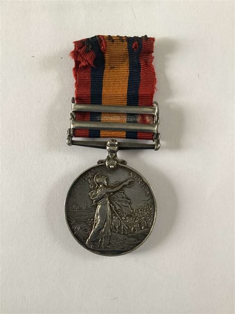 2 Bar Queens South Africa Medal 27th Imperial Yeomanry