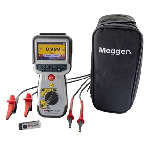 Megger DLRO2 Ducter Low Resistance Ohmmeter JM Test Systems