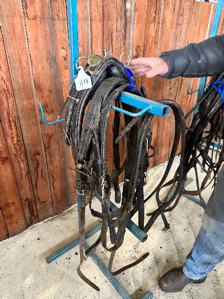 Lot 114 HARNESS SADDLE BREASTPLATE BREECHING AuctionsPlus