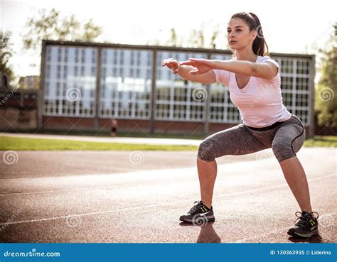 Tighten and Bring the Body To the Perfection. Stock Image - Image of ...