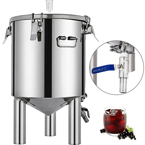 Vevor 7 Gallon Home Brewing Chronical Fermenter Stainless Steel Brew Bucket Fermenter With