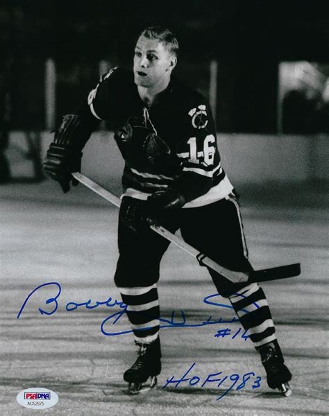 Bobby Hull Autographed Chicago Blackhawks Photo House Of Hockey