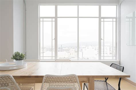 HD wallpaper: rectangular beige dining table across white window frame ...