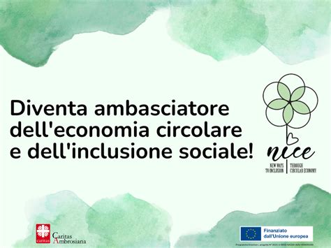 Caritas Ambrosiana Diventa Ambasciatore Dell Economia Circolare E