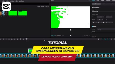 Cara Menggunakan Green Screen Di Capcut Pc Dengan Mudah Youtube