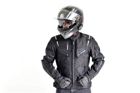 Chaqueta de protección para motos Adventure Azul Vetrox