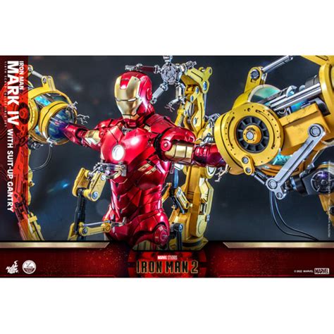 Jual Hot Toys Iron Man Mark 4 Iv With Suit Up Gantry Set Ht Qs021 1 4