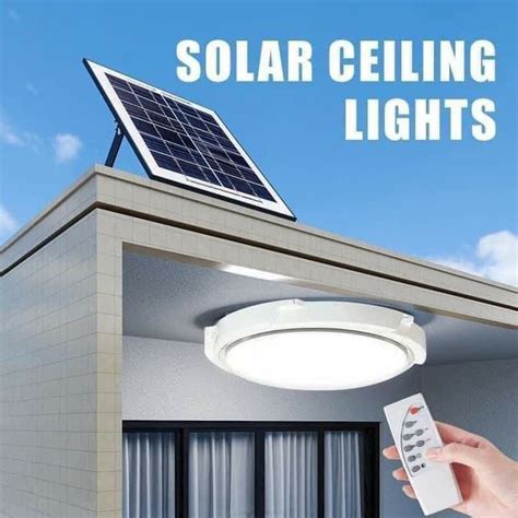 Solar Ceiling Light Indoor Outdoor Sensor Solar Lights Outdoor